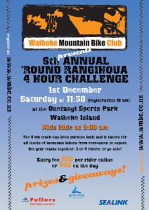 Round Rangihoua Challenge 2012 Poster